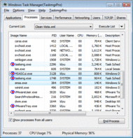 TaskmgrPro screenshot